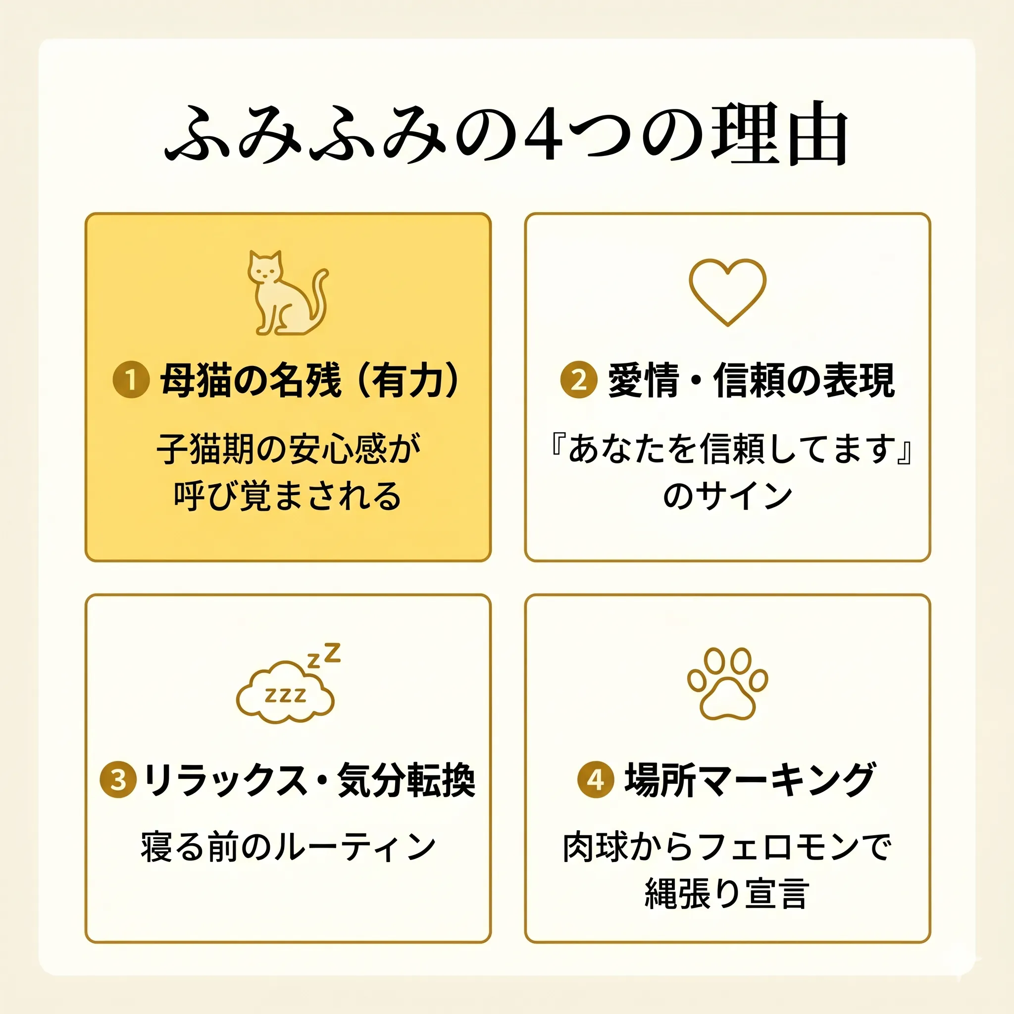 ふみふみ4つの理由インフォグラフィック