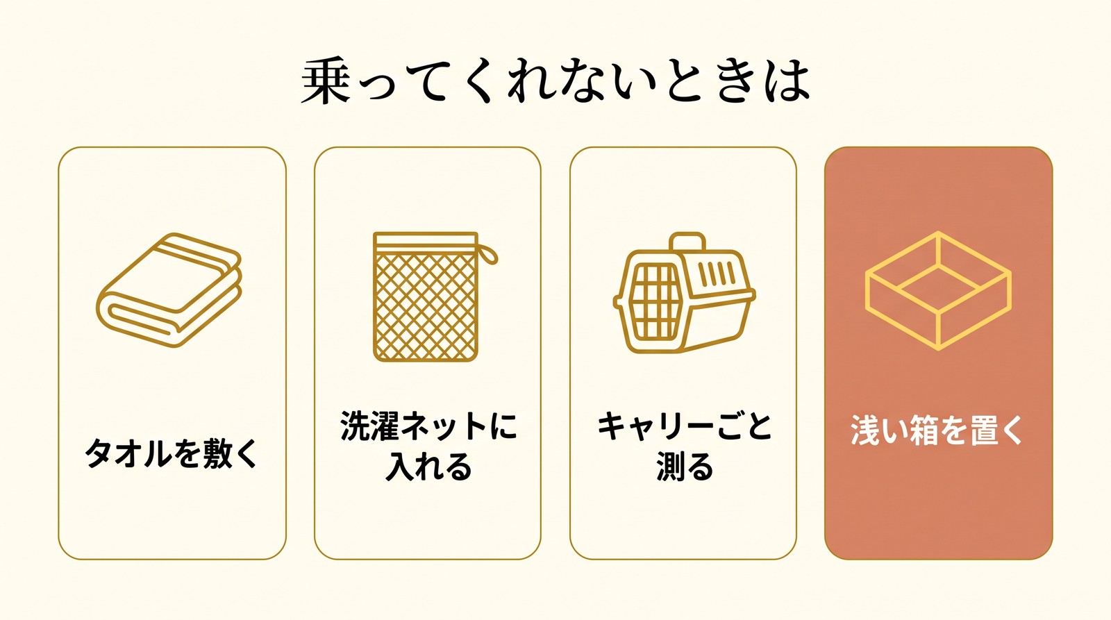 体重計を嫌がる猫の測り方4つ